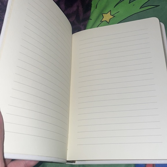 LaPerla gold embossed white leather journal - Picture 5 of 5